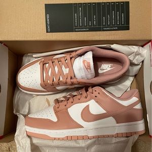 Nike Dunk Low White Rose Whisper Size 9.5